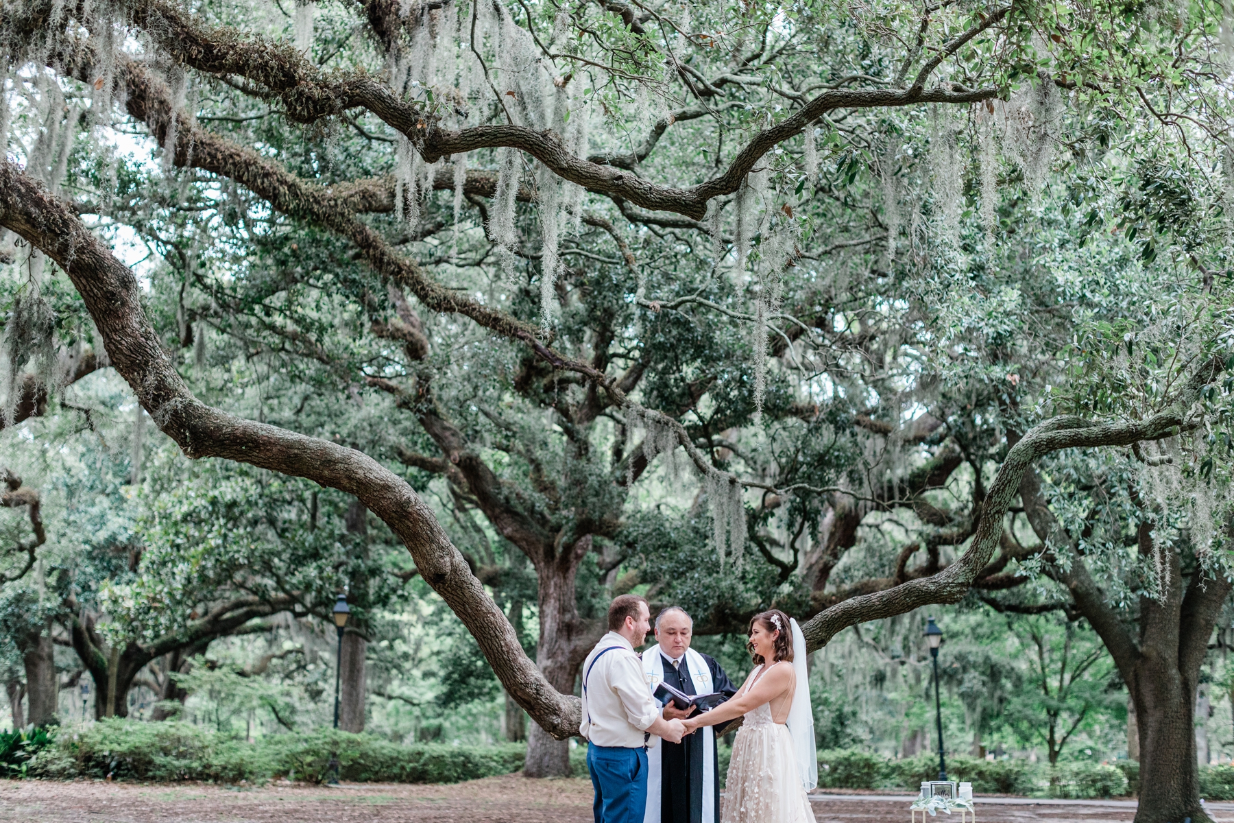 Intimate Forsyth Park Elopement in Savannah