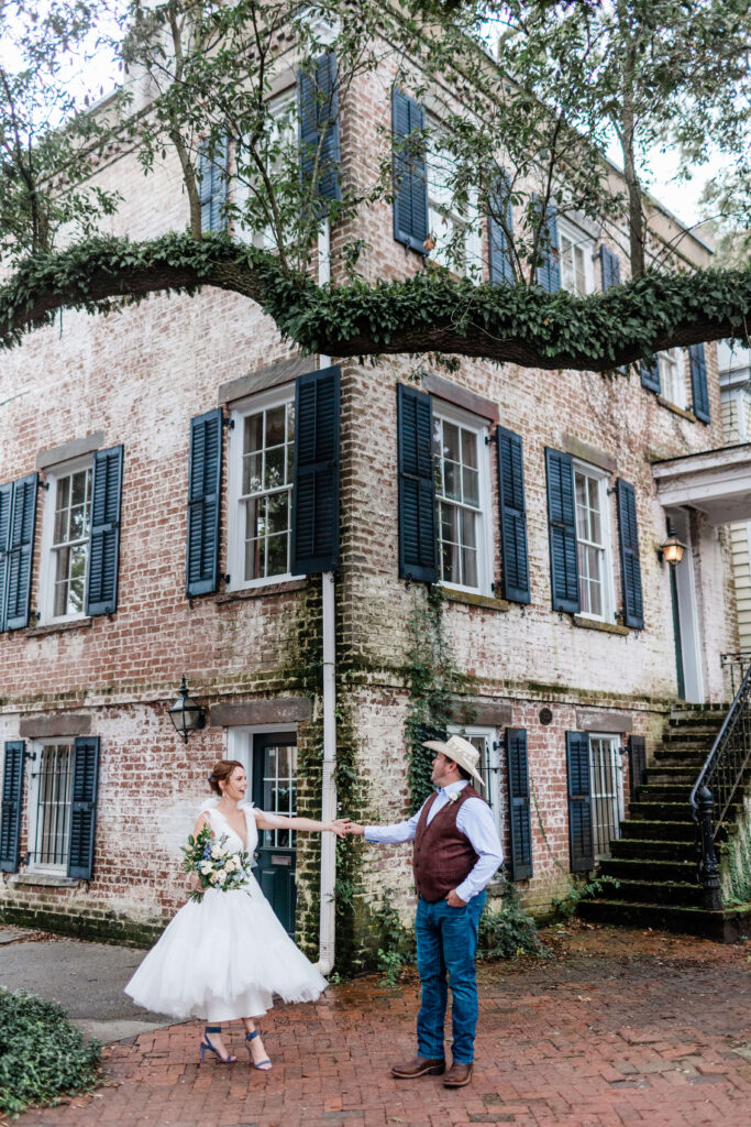 symbolic wedding ceremony in Savannah