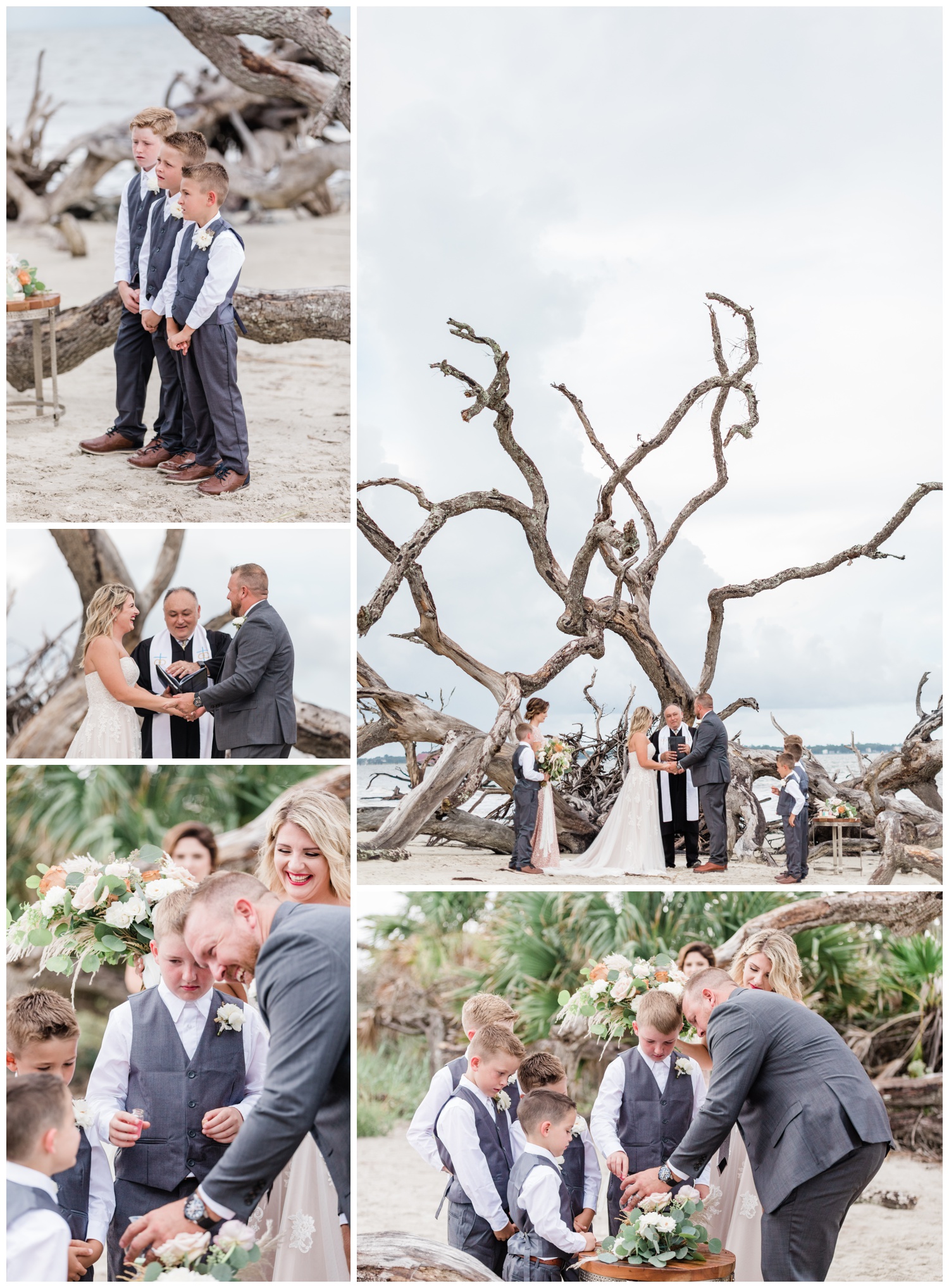 elopement ceremony at Jekyll Island in Georgia
