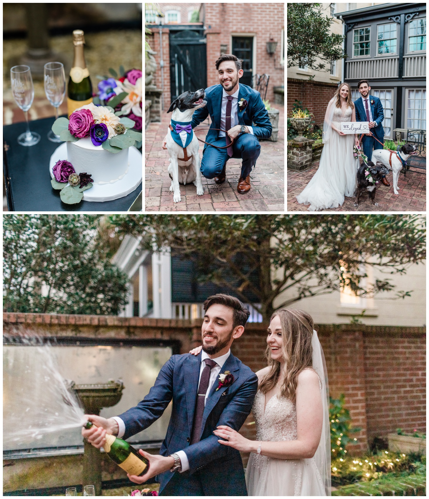 Private reception with the Savannah Elopement Package