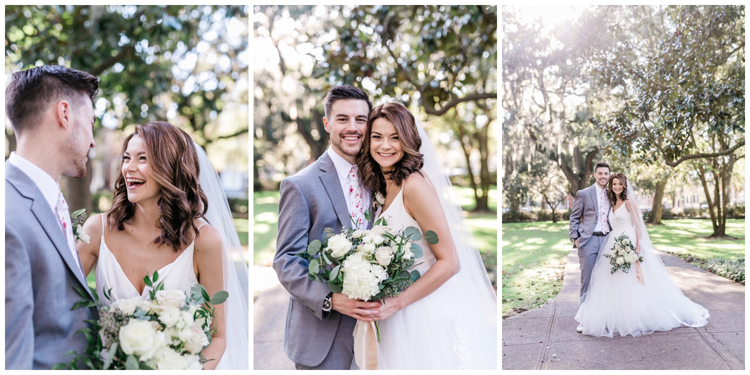 Couples portraits in savannah ga with the savannah elopement package