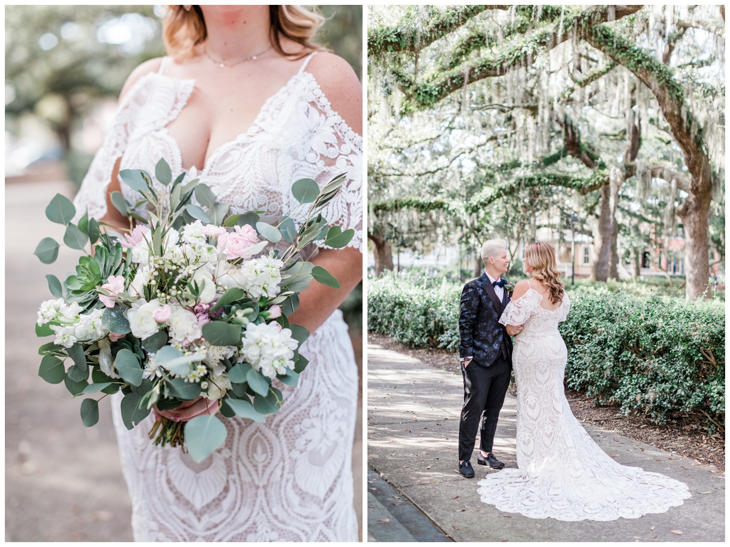 savannah elopement package - flowers by ivory and beau