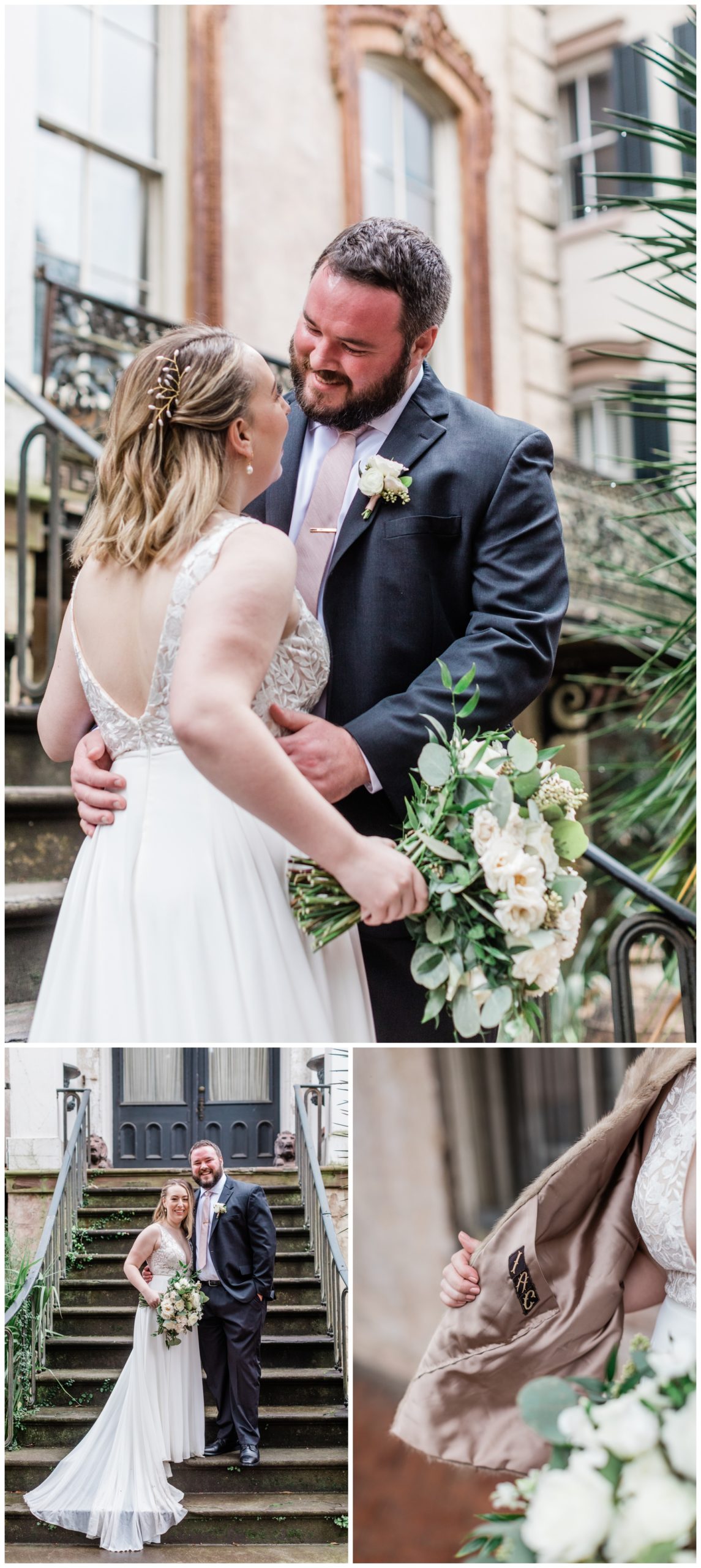 Couples portraits - the savannah elopement package - flowers by ivory and beau