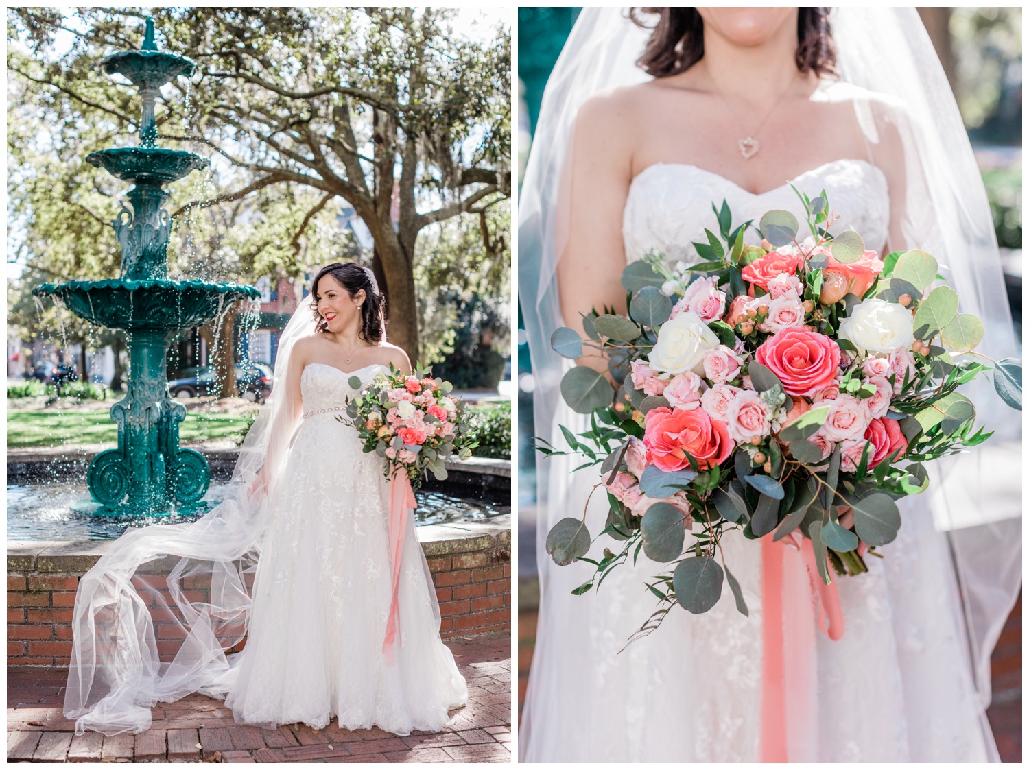 bridal portraits - flowers by ivory and beau