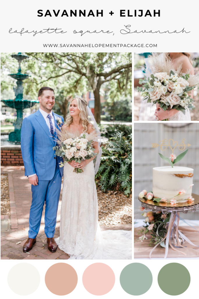 elope in lafayette square - the savannah elopement package