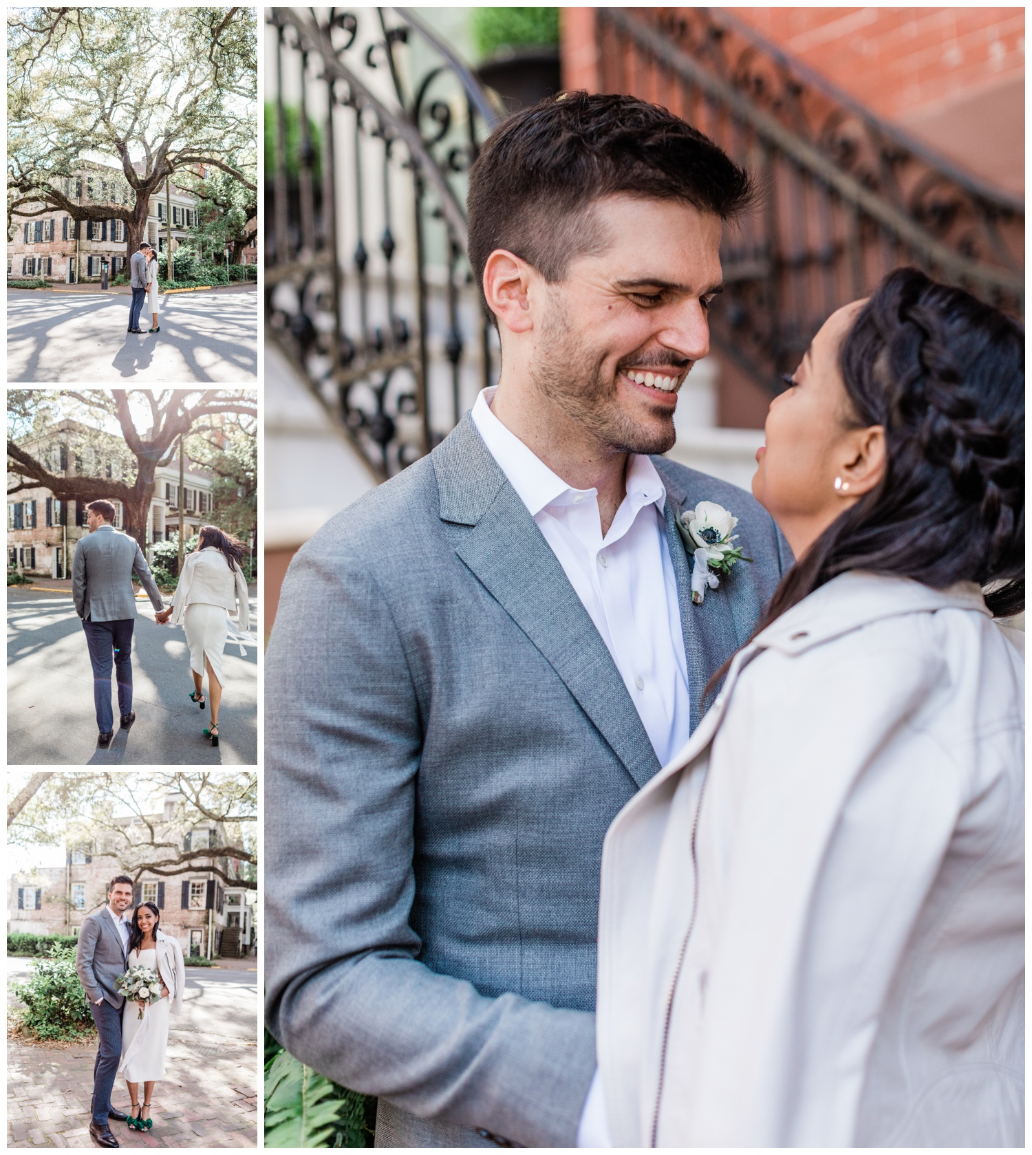 couples photos - the savannah elopement package - flowers by ivory and beau