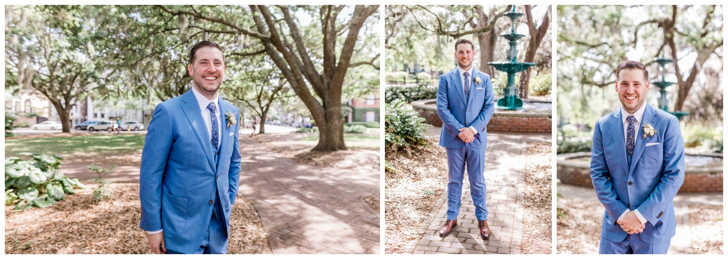 groom portraits - apt b photography - intimate elopement in Lafayette Square