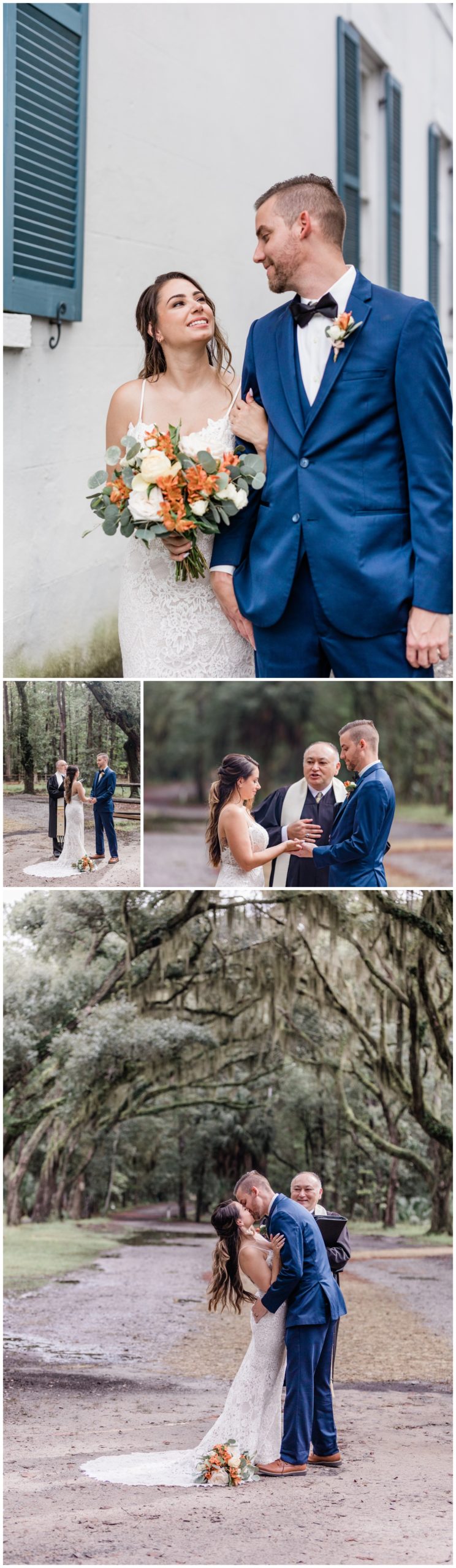 Eloping at Wormsloe - officiating by Reverend Joe - apt b photography