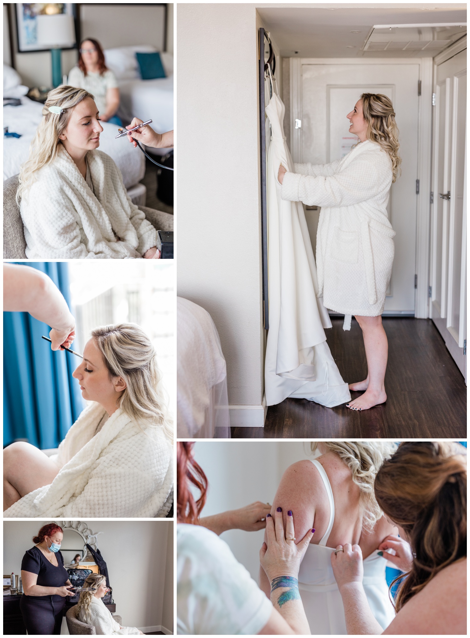 getting ready photos - apt b photography - makeup and hair by Royal Makeup and Hair