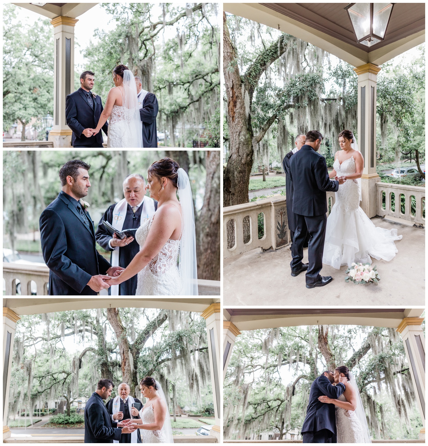 ceremony at the gastonian in savannah - apt b photography