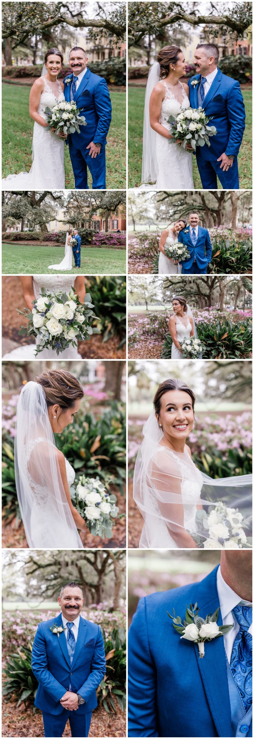 Why You Should Elope at Forsyth Park - taylor brown photography - royal makeup and hair - ivory and beau florals