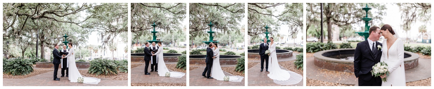 an Elopement at Lafayette Square - Kaitlan + Dalton - Taylor Brown photography - officiating by Reverend Joe