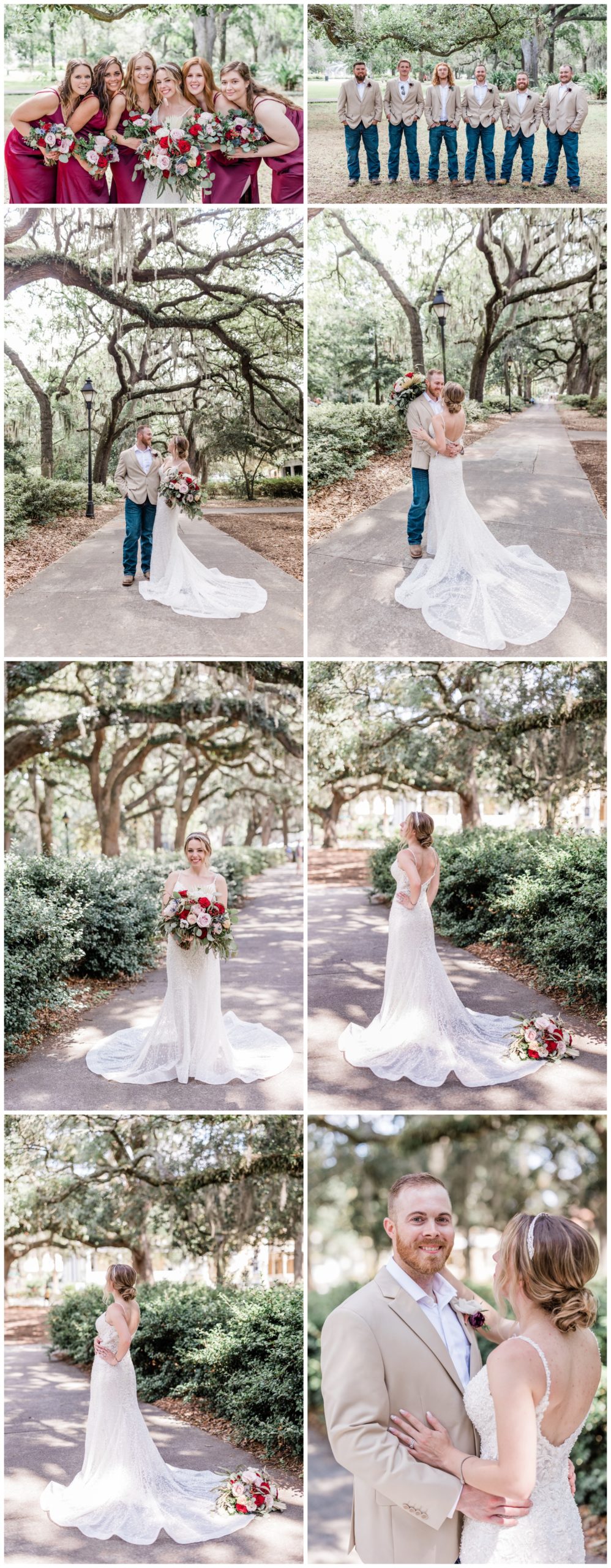 Elope at Forsyth Park - couples photos in savannah - flowers by ivory and beau