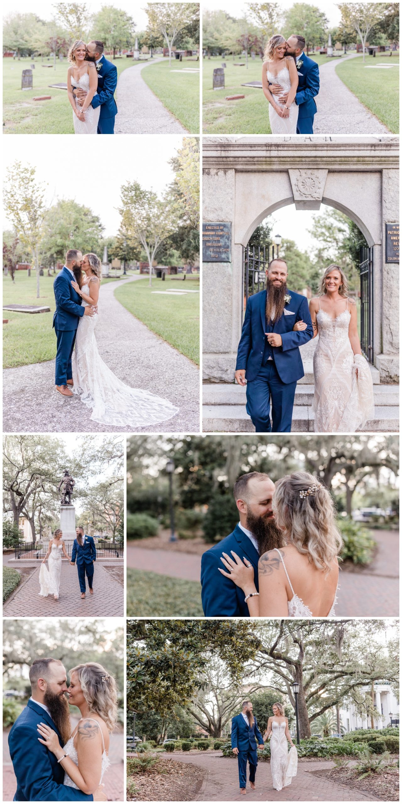 taylor brown photography - Elopement at Colonial Park Cemetery - makeup and hair by royal makeup and hair