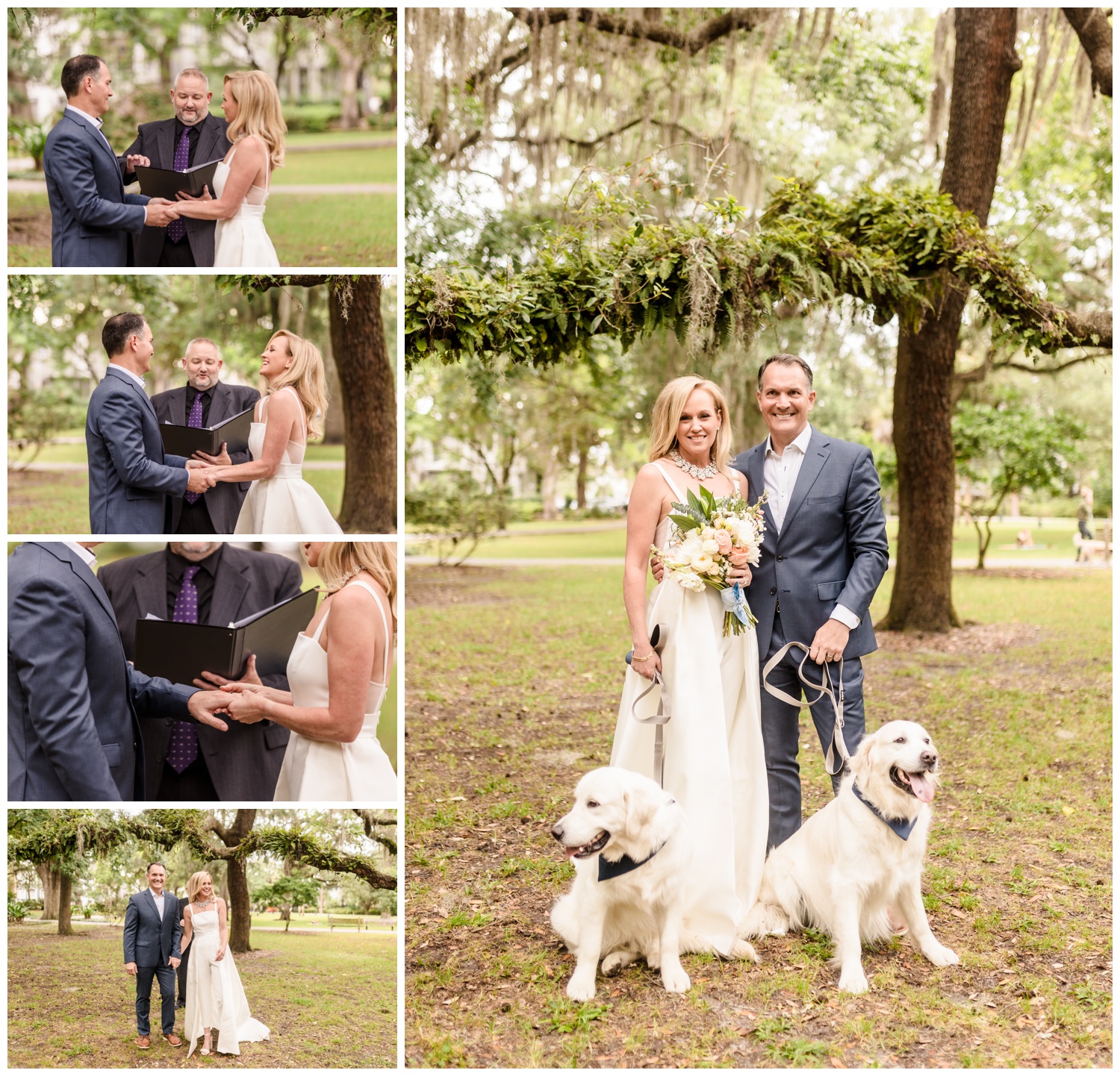 Forsyth Park Elopement in the Oaks, bud johnson photography