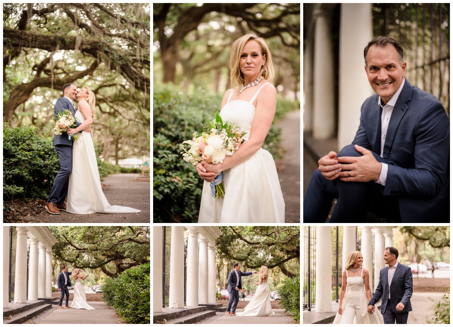 Forsyth Park Elopement in the Oaks, bud johnson photography