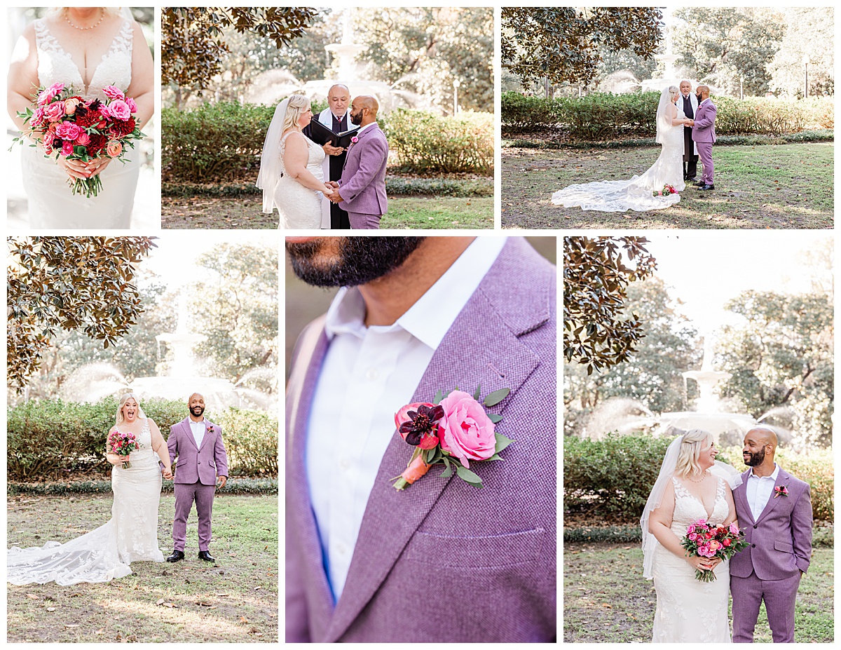 Intimate Wedding in Savannah