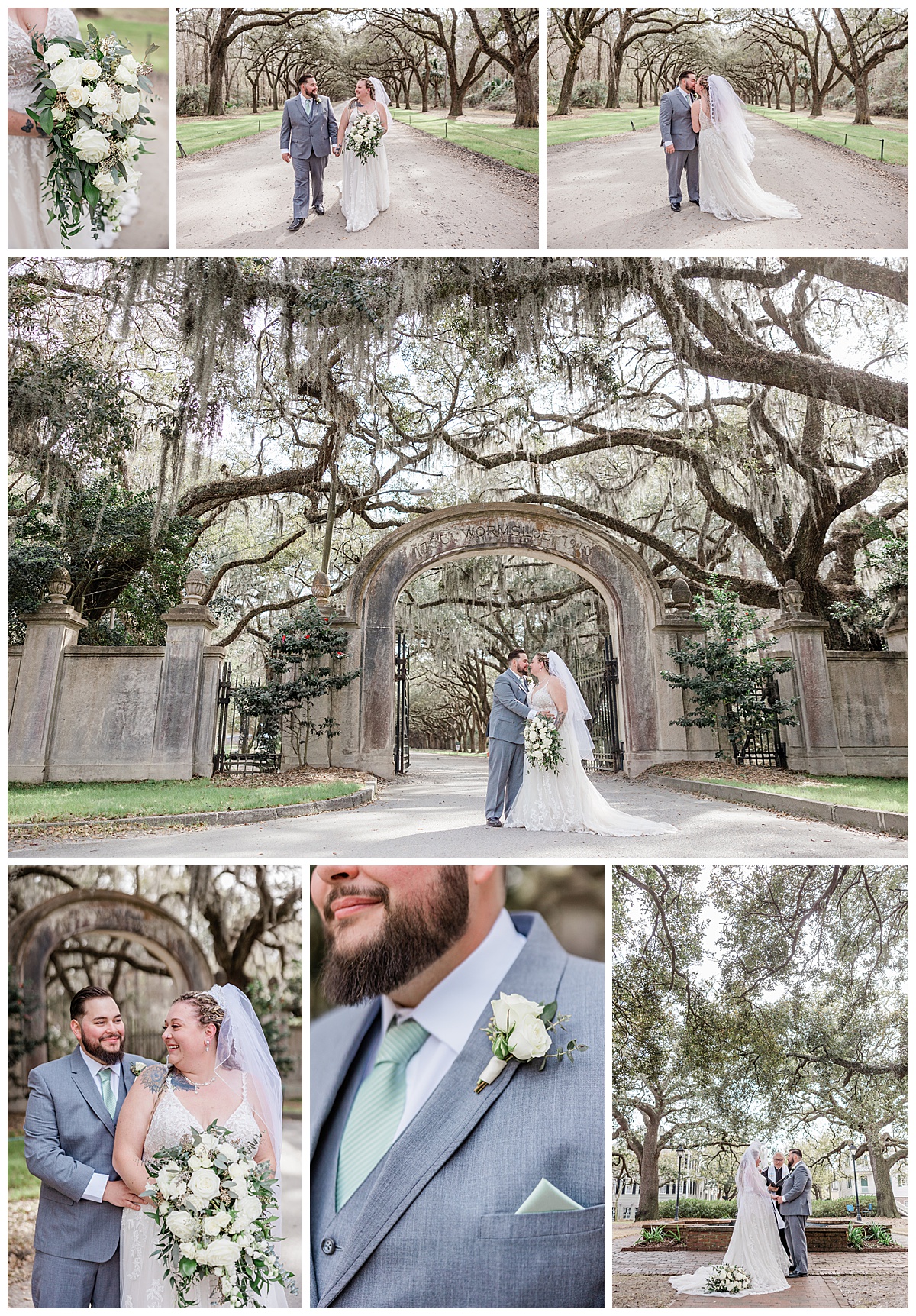 Savannah Elopement at Columbia Square - apt b photography, royal makeup and hair, ivory and beau flowers, reverend joe wadas, wicked cakes of savannah