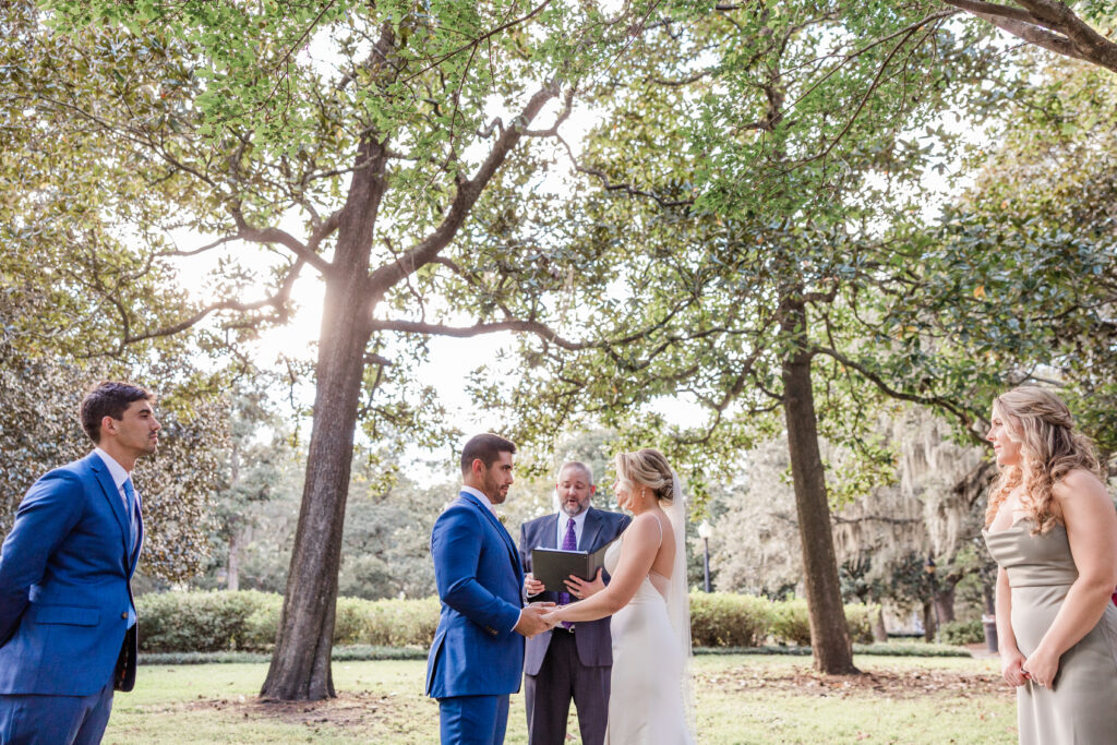 Forsyth Park elopement permit