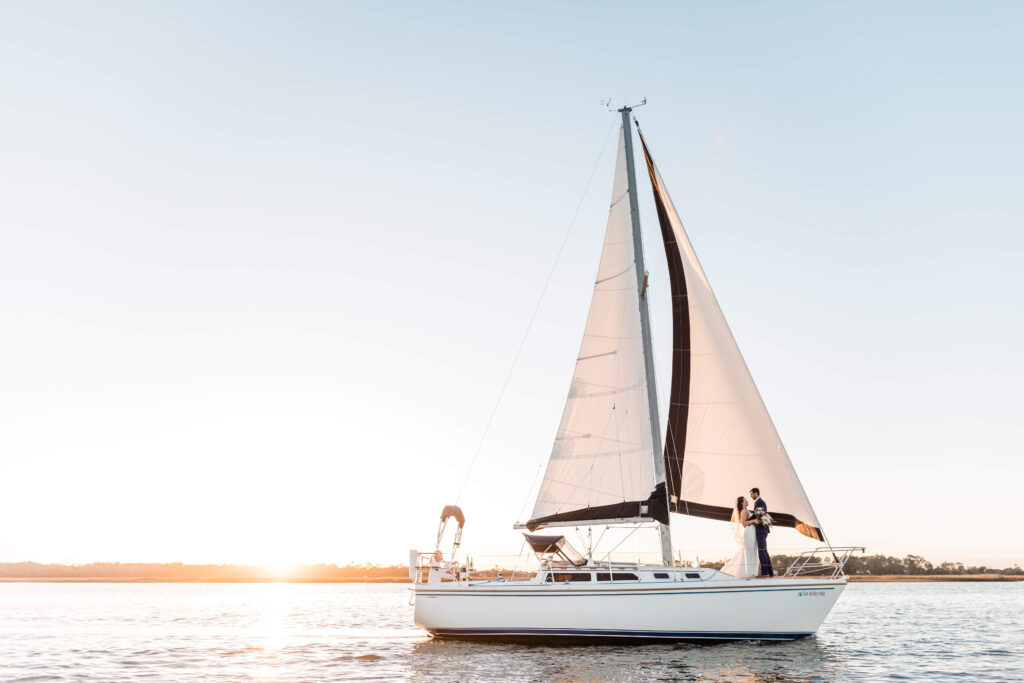 romantic things to do in Savannah - book a sunset sail with Sail Savannah