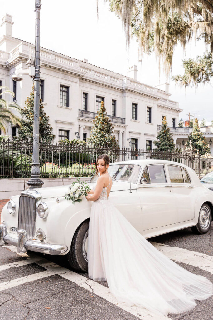 traveling with your wedding dress